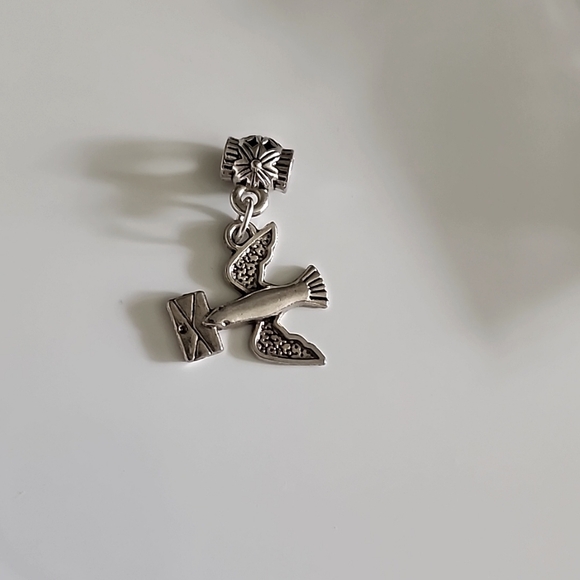 Bird Charm for European Style Bracelets Fits Pandora Systems - Picture 1 of 4